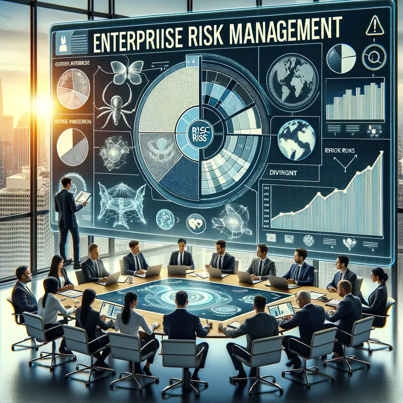 Enterprise Risk Management Components Visuals Enterprise Risk Management - Tangra AI Image Generator