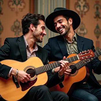 Entre miradas y guitarras