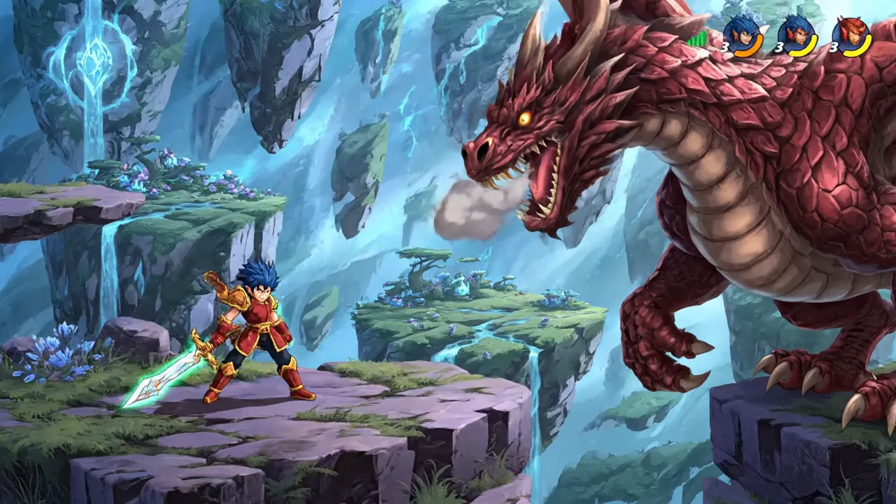 Epic Anime Battle: Hero vs Dragon - In a mystical, animated world, a brave anime character faces off against a fearsome dragon in a dramatic and action-packed battle. Watch as the hero uses incredible skills, agility, and weapons to combat the dragon's fiery breath and powerful attacks. The detailed animation brings every intense moment to life, making this an unforgettable fight scene. - AI video generated with Veo 3