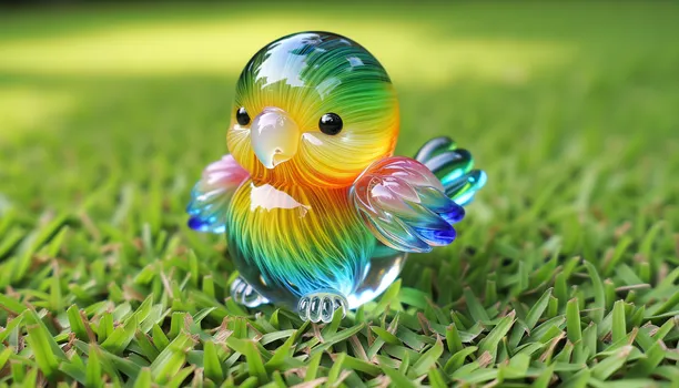 Ethereal Glass Parrot