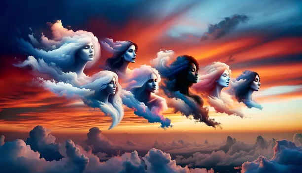 Ethereal Ladies in the Sky