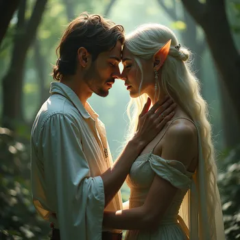 Ethereal Love of Elf and Mortal