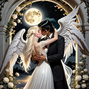 Ethereal Lovers Under the Arbor
