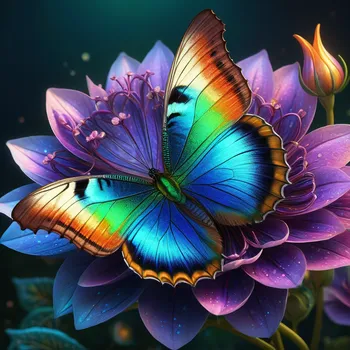 Ethereal Peacock Blossom