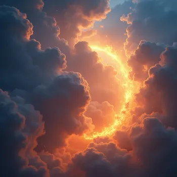 Ethereal Skylight Flames