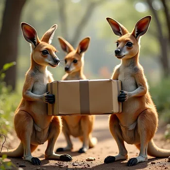 Excited Roo Delivery