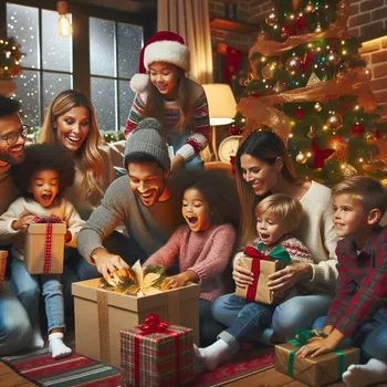 Family Christmas Tree Gathering