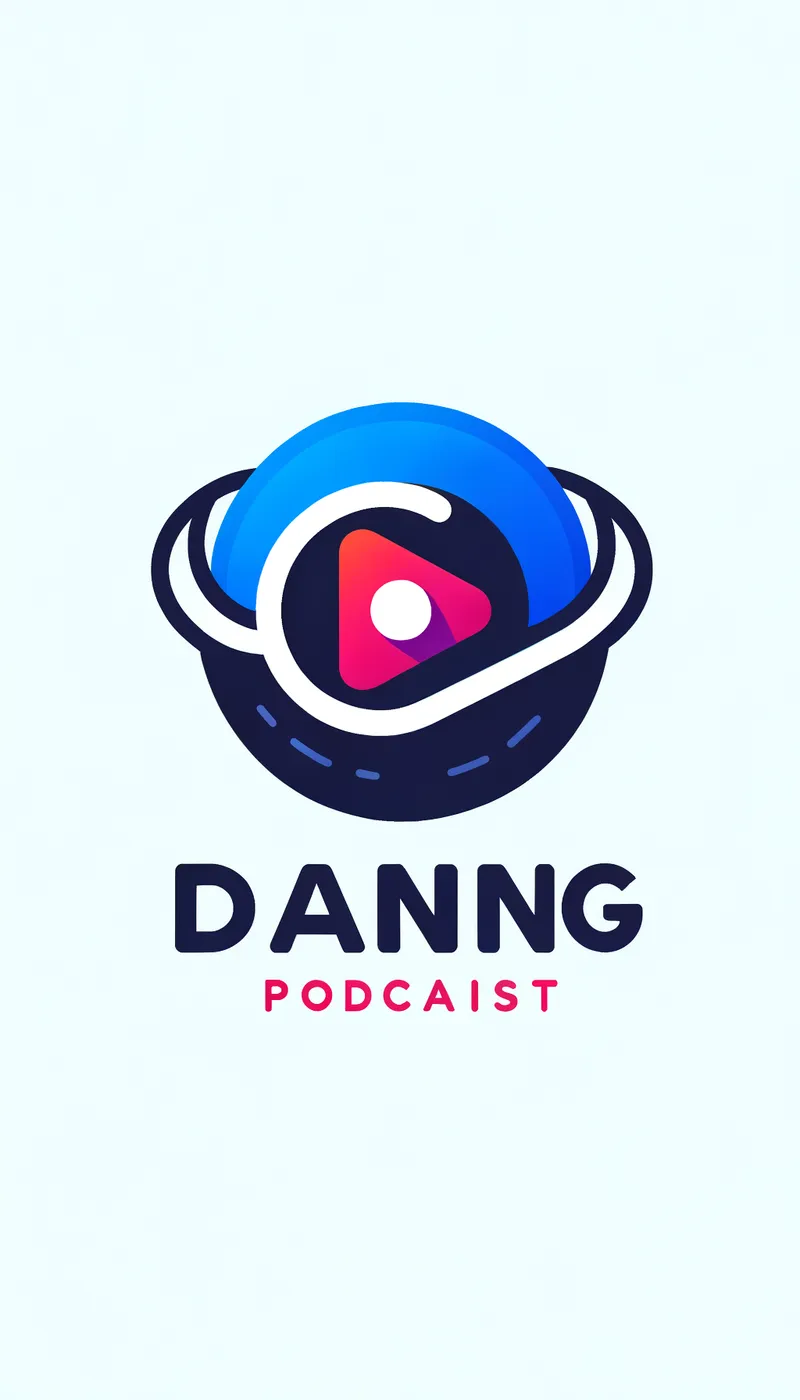 FanFusionLogo - A modern logo that showcases a fusion of a fan icon and a play button, symbolizing the podcast's dedication to both entertainment and interaction with fans. The emblem should be bold and inviting. - AI image generated with Art