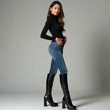 Fashionista in Riding Boots