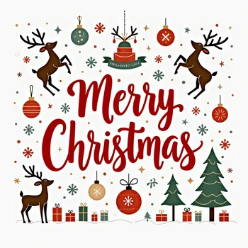 Festive Christmas Card