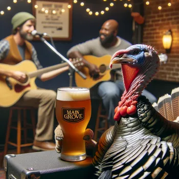 Festive Turkey at Main Grove Bar