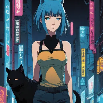 Fierce Blue Hair