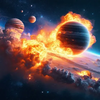 Fiery Planets in Outer Space