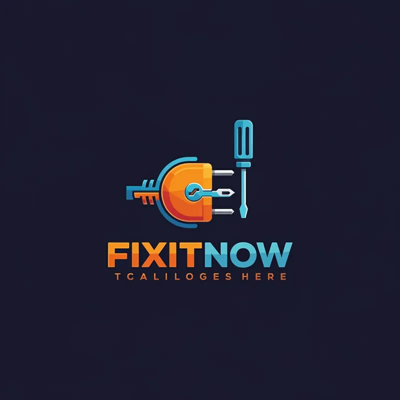 FixItNow Logo - Tangra AI Image Generator