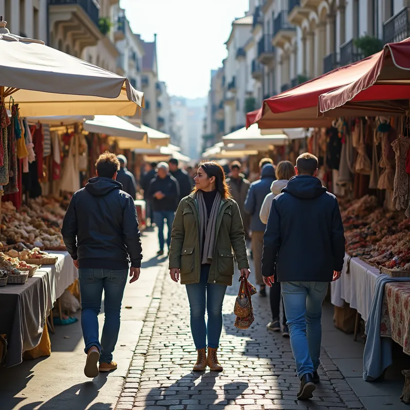 Flea Market Finds Galore - Flea market - AI image generated with Photorealistic 2