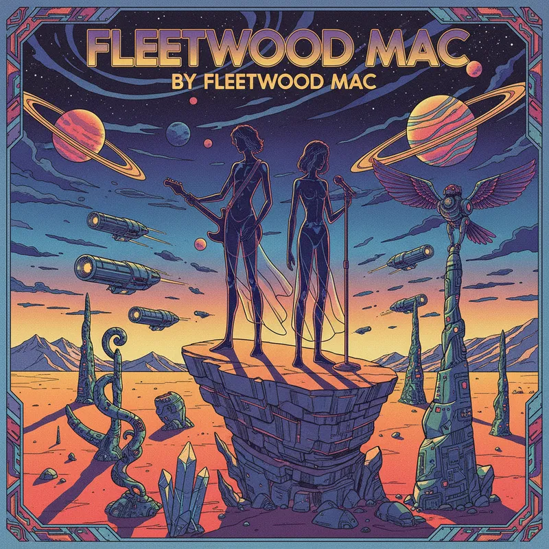 Fleetwood Mac Album: Moebius Design - Album Fleetwood Mac by Fleetwood Mac, new design by Moebius
- AI image generated with Nano Banana