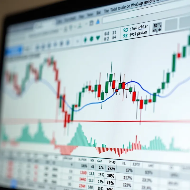 Forex Candlestick Patterns - A clear and detailed display of Forex candlestick patterns on a trading platform, helping traders identify market trends and make informed decisions. - AI image generated with Photorealistic 2