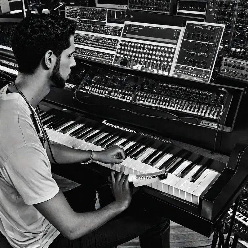 Founders' Frequency - A powerful American history rap fusing electric piano, buzzing techno synths, intense electric guitar, and raw vocal performance. - techno, electric piano, lyrics
