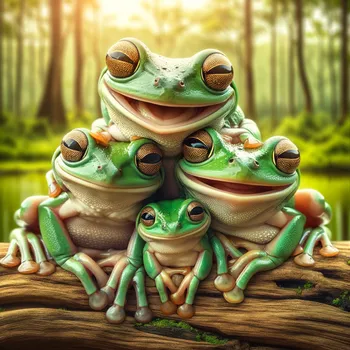 Frog Family Portrait