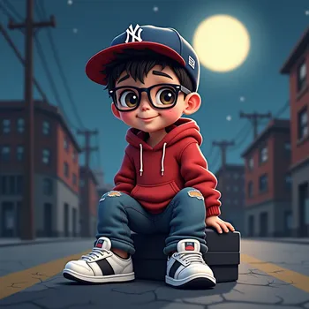 Full Moon Urban Animation