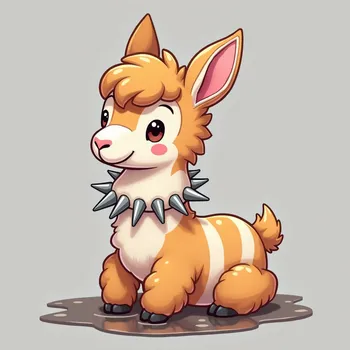 Fun-Loving Spiky Alpaca