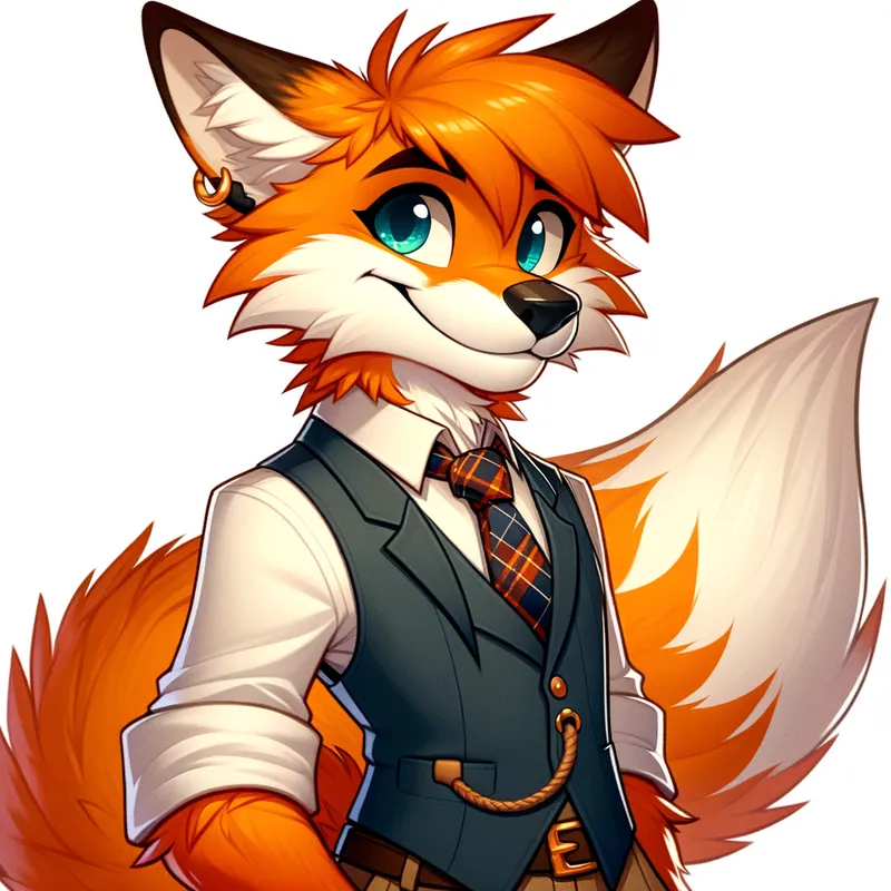 Fursona - fursona
 - AI image generated with Art