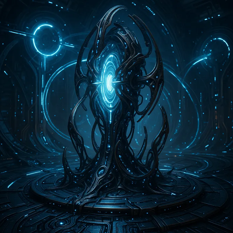 Futuristic Alien Tech - ultra advanced alien technology - AI image generated with GPT Image