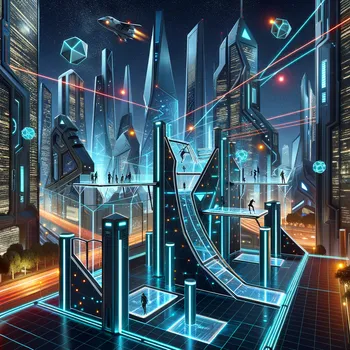 Futuristic City Obstacle Course