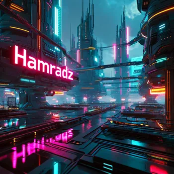 Futuristic Neon City: Hamradz