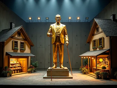 Gilded Mayor, Village Square