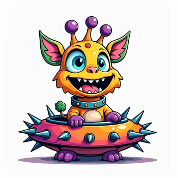 Giraffe-Headed Cosmic Monster