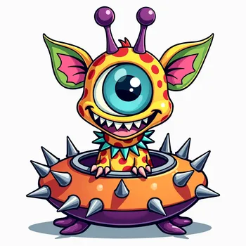 Giraffe-Headed Cosmic Monster