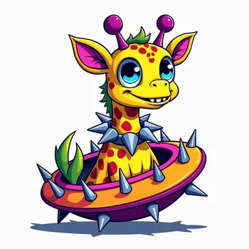 Giraffe-Headed Cosmic Monster