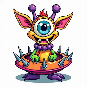 Giraffe-Headed Cosmic Monster