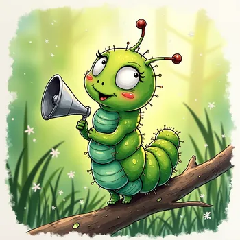 Gleeful Caterpillar and the Bell