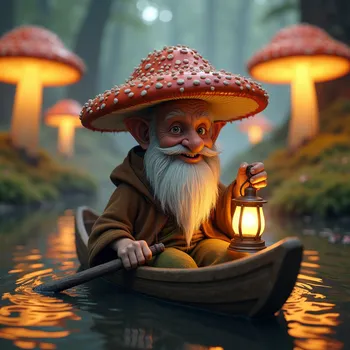 Glowing Mushroom Elder's Journey