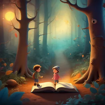 Gnome Cradles Tiny Glowing Fairy