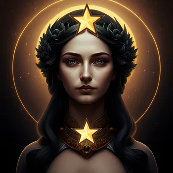 Goddess Laurel with Stars