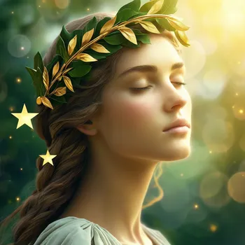 Goddess Laurel with Stars