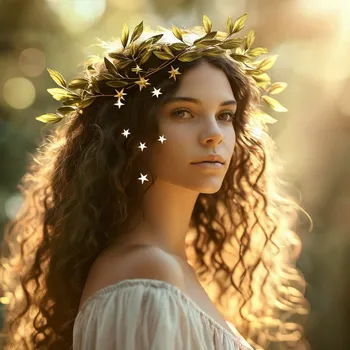 Goddess Laurel with Stars