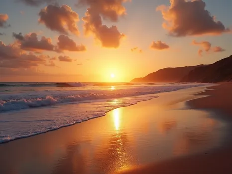 Golden Sunset Beach