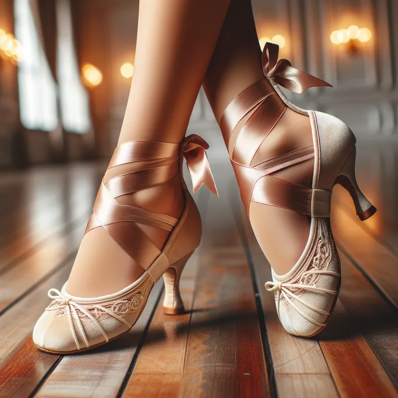Graceful Dance Footwe - dancer shoes - AI image generated with Art