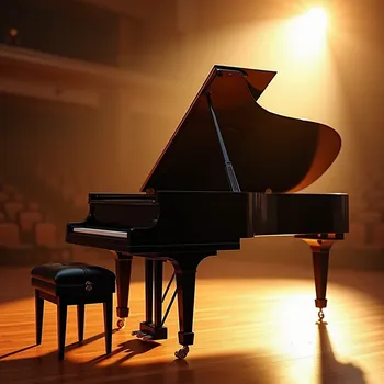 Grand Piano at Golden Hour