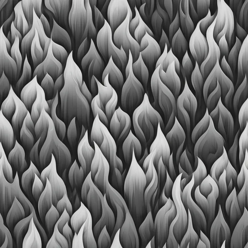 Grayscale Deep Relief Fire - grayscale deep relief fire - AI image generated with Photorealistic