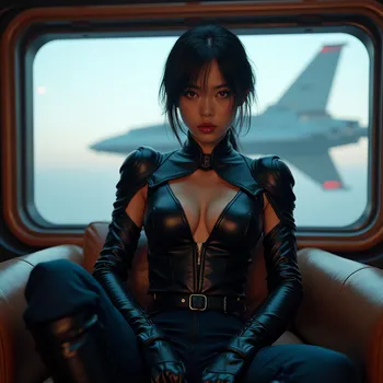 Guerrière Asiatique Cosmique