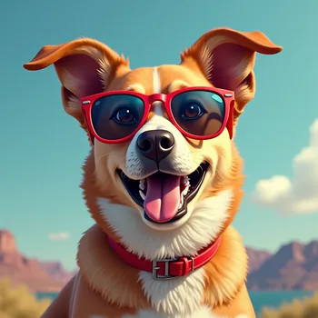 Gyatt Rizzer: Sun-Glassed Pooch