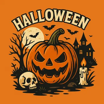 Halloween Vector T-Shirt Design
