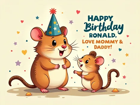 Hamster Birthday Fun