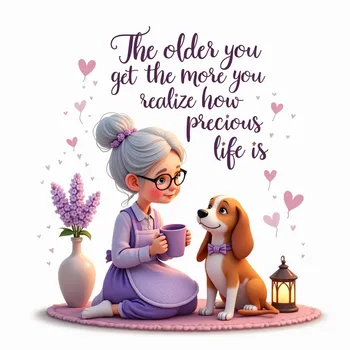 Heartfelt Lilac Keepsake Scene