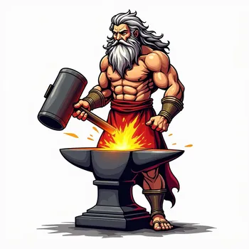 Hephaestus Hammering